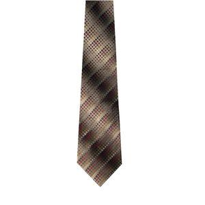 Saxony Collection Micro Check Pattern Necktie